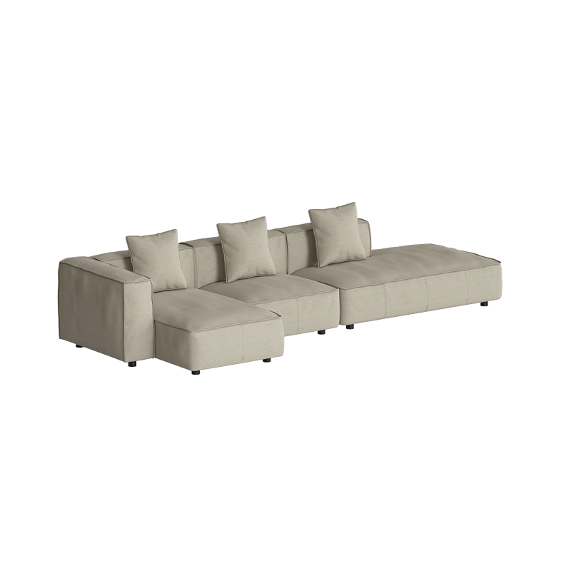 Butter Sofa Soft, L-Shaped Sectional with Chaise