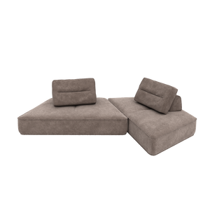 9-lagiges Sofa, dick, modular 