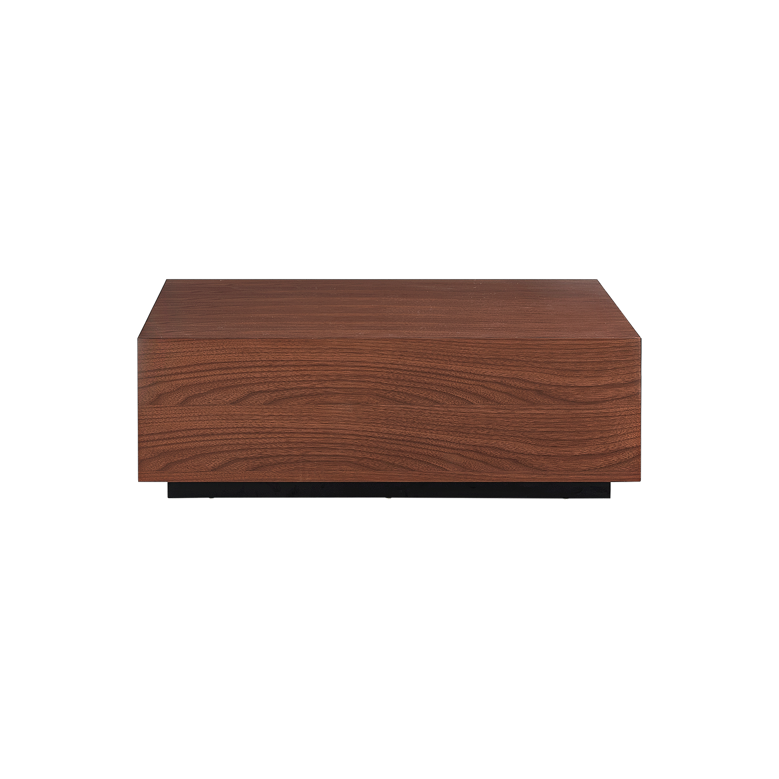Table Basse / Carrée Sugar Cubes - Placage Noyer - 900*900mm