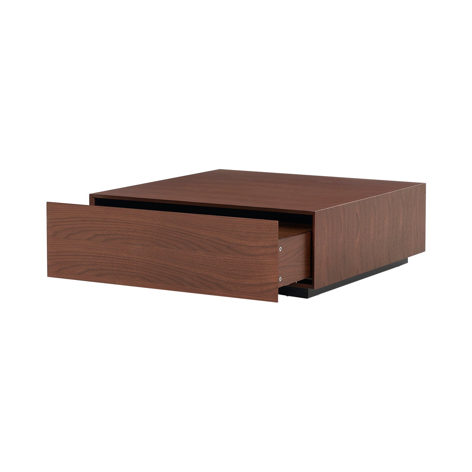 Table Basse / Carrée Sugar Cubes - Placage Noyer - 900*900mm