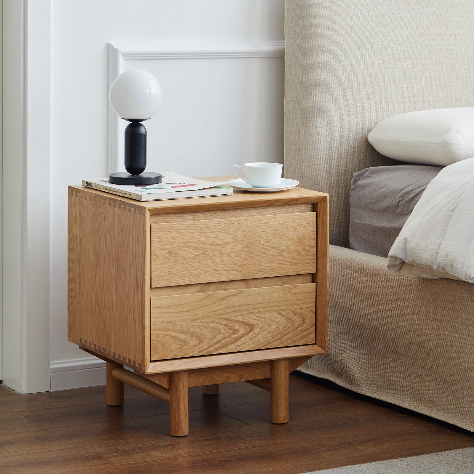 Torii Nightstand / With Drawers