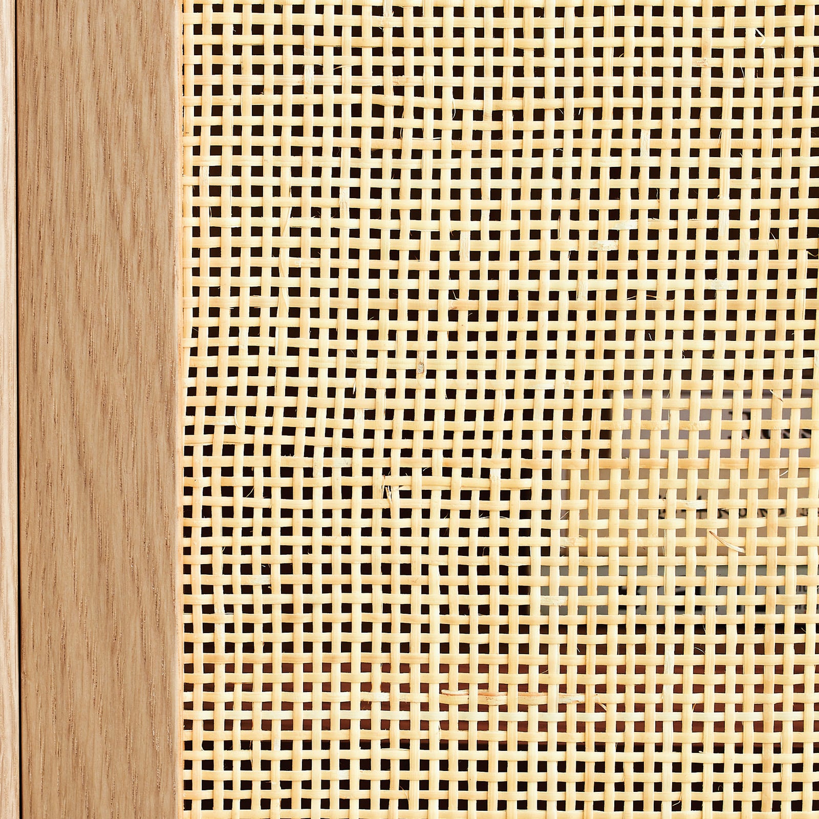 Torii Sideboard / Türen und Schubladen aus geflochtenem Rattan